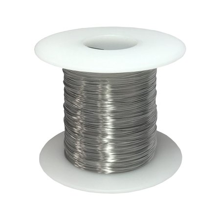 REMINGTON INDUSTRIES Stainless Steel 316L Wire, 24 AWG Gauge, 0.0201" Diameter, 250 Feet 24SS316L250